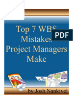 Les 7 Erreurs Faites Par Les Chefs de Projet Dans Le WBS