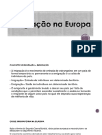 Imigração Na Europa REBECA 2,0