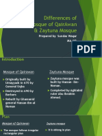 Comparison of Mosque of Qairawan & Zaituna Mosque