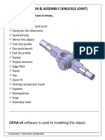Part Design & Assembly (Knuckle Joint) : From This Diagram We Have To Know