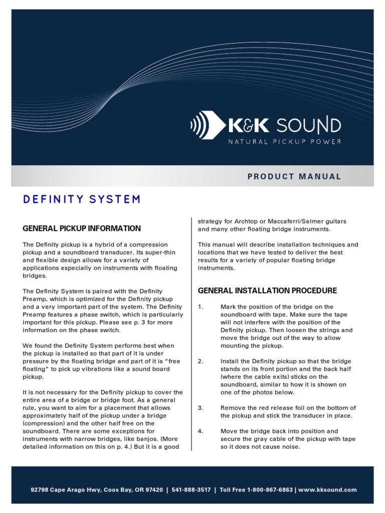 Definity System Installation Guide | PDF | Amplifier | Equalization (Audio)