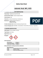 Hydrobromic Acid, 48%, ACS: Safety Data Sheet