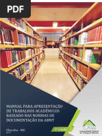 Manual de Apresentação de Trabalhos Acadêmicos Baseado nas Normas de Documentação da ABNT