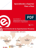 Aprendiendo A Exportar Paso A Paso: Paola Roldán G. Departamento de Asesoría Empresarial y Capacitación