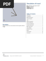 Latihan Simulasi Truss