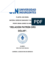 Relación Patrón Oro Dólar