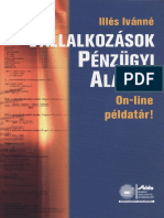 Illés 308342190 95888831 Vallalkozasok Penzugyi Alapjai On Line Oldtárral