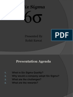 Six Sigma: Presented by Rohit Rawat