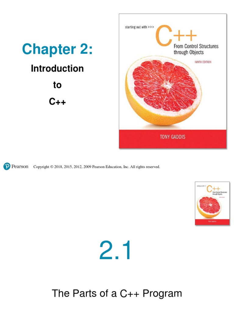 SOW C++ CSO Chapter 02 9e | PDF | Boolean Data Type | Integer (Computer ...
