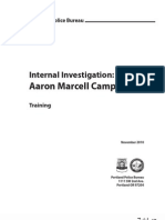 Portland Police Training Report - Aaron Campbell shooting