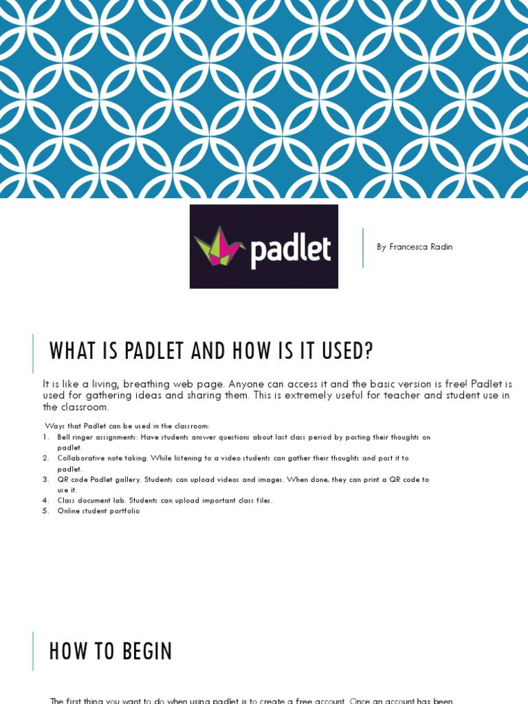 Padlet Pres | PDF