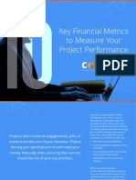 10 Key Financial Metrics To Manage Your Project Performance