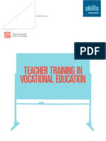 Teacher Training in Vocational Education: $Uhsruwe/Wkh6Nloov&Rpplvvlrq