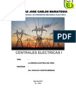 Centrales La Energia en El Peru