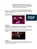 Personajes Que Participaron en Una Obra Teatral Sus Role1