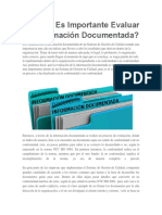 Por Qué Es Importante Evaluar La Información Documentada