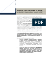 Artigo Lei Geral de Proteção de Dados Pessoais LGPD