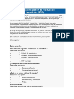 ENCUESTA Buenas Prácticas de Gestión de Residuos de Construcción y Demolición