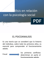 Psicoanálisis en La Psicologia Social