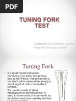 Tuning Fork Test PDF