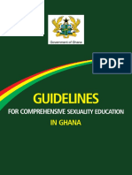 Guidelines For Comprehensive Sexual Education in Ghana