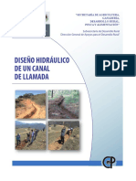 Diseño hidraulico, canal de llamada.pdf