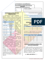 Est5° - U1 - Sesión - 08 - Medidas de Tendencia Central para Datos No Agrupados PDF