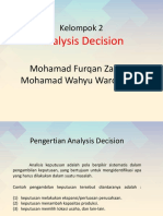 Analisis Keputusan Menggunakan Metode Tabel Keputusan dan Pohon Keputusan (38