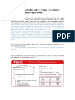 Exercícios Resolvidos Sobre Telhas de Telhados