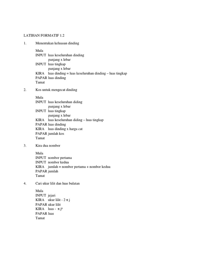 Latihan Formatif 1 2 Pdf Pdf