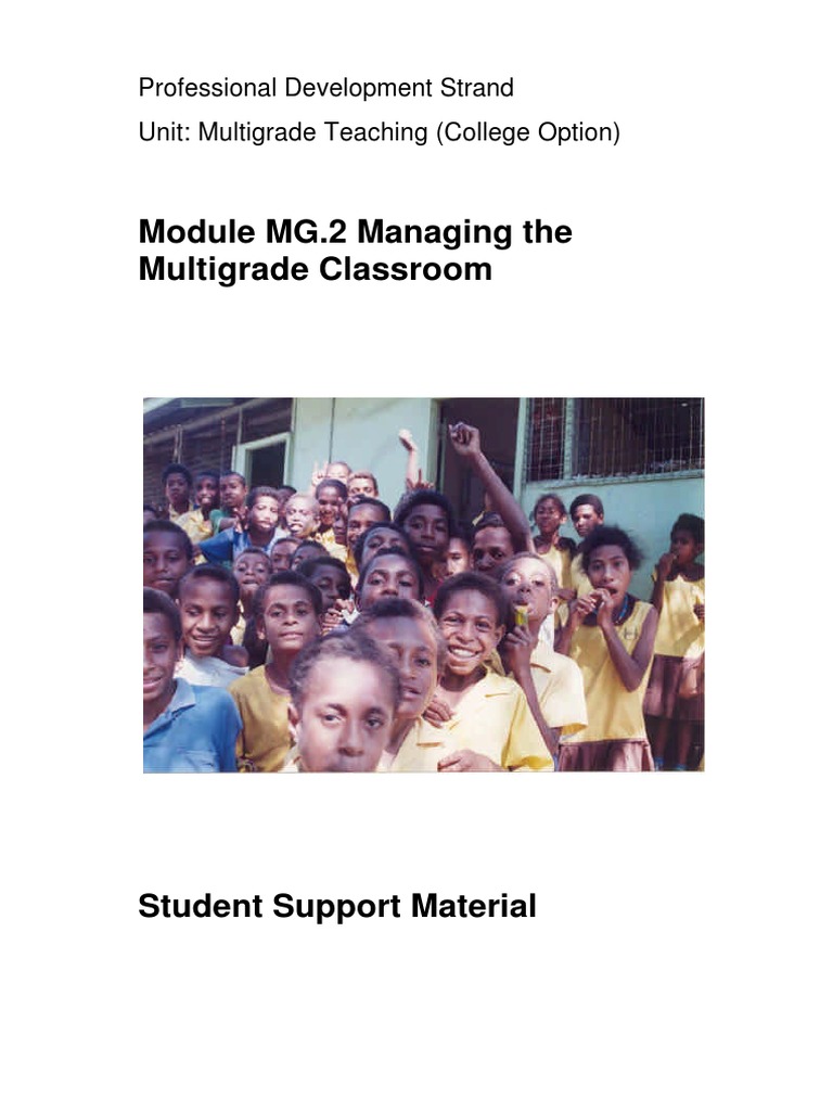 Managing Multigrade Classrooms Effectively | PDF | Classroom | Teachers