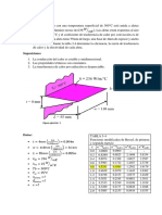 Cálculos de eficiencia y transferencia de calor en aletas de aluminio