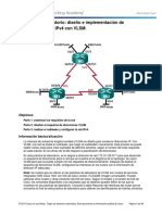 6.3.3.7 Lab - Designing and Implementing IPv4 Addressing With VLSM_DiegoFernandez