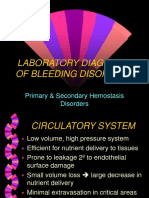 Laboratory Diagnosis of Bleeding Disorders: Primary & Secondary Hemostasis Disorders
