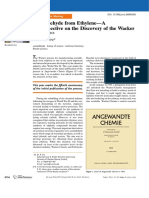 Essays: Acetaldehyde From Ethylene-A Retrospective On The Discovery of The Wacker Process