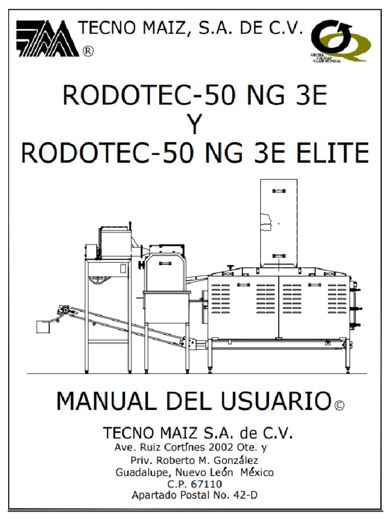 Dibujos de Manual Rodotec 50 NG Elite PDF | PDF | Mecánica de fluidos ...