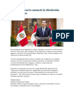 Disolución Del Congreso Del Peru