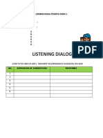 Listening Dialog: Group: Member of Group