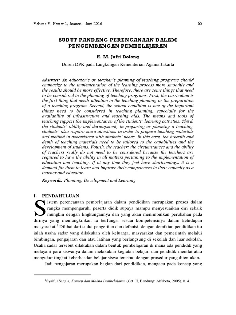 Pendidikan Luar Sekolah Pdf Teaching Learning