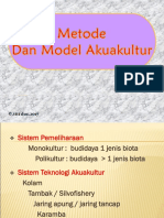 Metode - Model Akuakultur