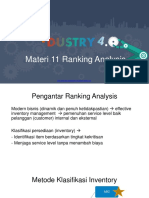 Ranking Analysis - Inventory Management 