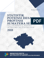 Statistik Potensi Desa Sumatera Selatan 2018