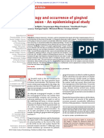 Etiology and Occurrence of Gingival Recession - An PDF