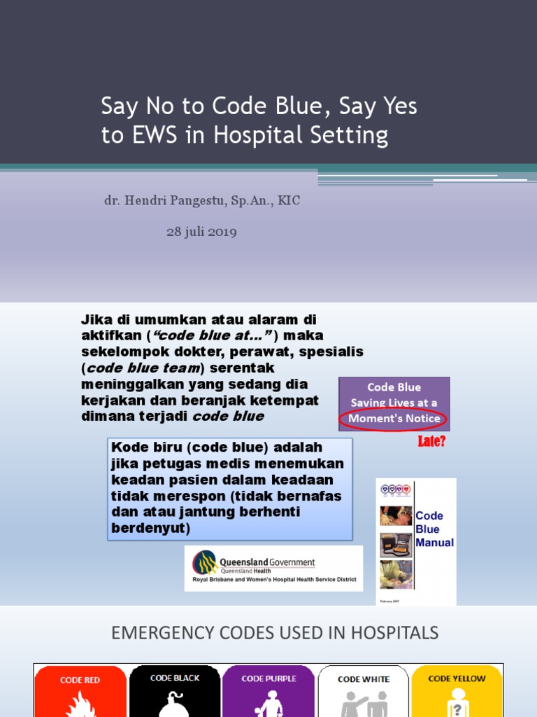 Say No To Code Blue, Say Yes | PDF | Cardiopulmonary Resuscitation ...
