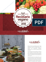 Recetario Vegano 2018