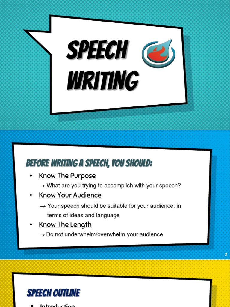 Effective Speech Writing Tips | PDF