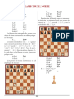 Gambito Del Norte: #21 Blancas: Negras: 7. ... Xe4? 8.O-O! xc3 9. xc3 xc3
