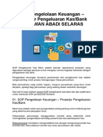 SOP PENGELUARAN KAS BANK