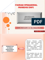 Standar Operasional Prosedur (Sop) : Dwi Finta Sari Efi Rahmayani Hadijah Ramalia