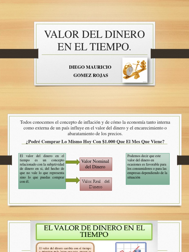 Valor del Dinero en el Tiempo | PDF | Interés | Tasas de interés